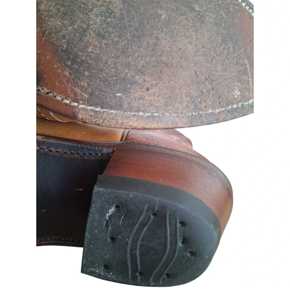 Boulet Canada Mens size‎ 9 Western Leather Cowboy Country Farm Barn Rodeo Boots